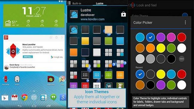 Nouvelle Launcher applications Android