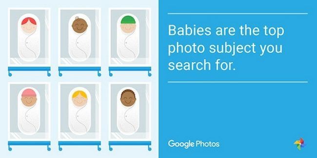 Fotografía - 5 mois après le lancement, Google Photos dispose de 100 millions d'utilisateurs actifs qui aiment prendre des photos de nourriture, des bébés, des chiens, et eux-mêmes
