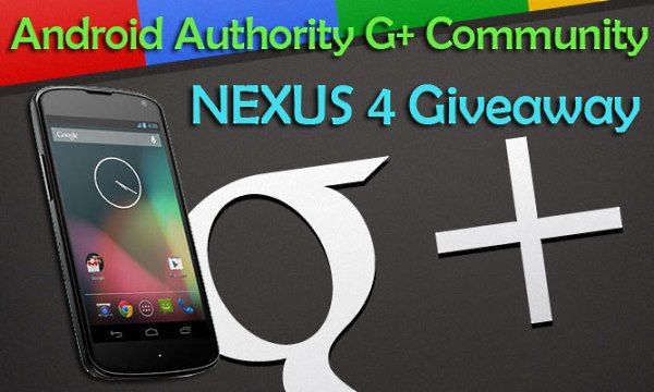 Fotografía - AA Communauté pendaison de crémaillère cadeau - gagner un Nexus 4 en rejoignant notre G + Communauté!