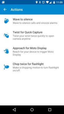 Fotografía - Android 5.1 mise à jour Pour de l'Chop Twice '2,014 Moto X ajoute de action pour activer poche