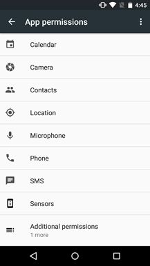 Fotografía - Android M ne vous demandera jamais utilisateur la permission d'utiliser Internet, et ce est probablement correct