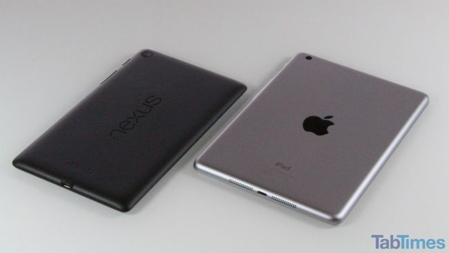Nexus 7 2013 Mini iPad 3 angle arrière tt