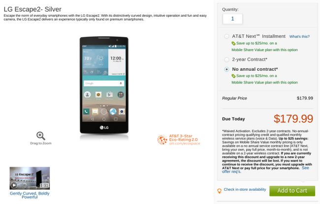 Fotografía - AT & T vend maintenant The Escape LG 2, Un budget téléphone qui ressemble moins à son prédécesseur et plus comme un G4 cher