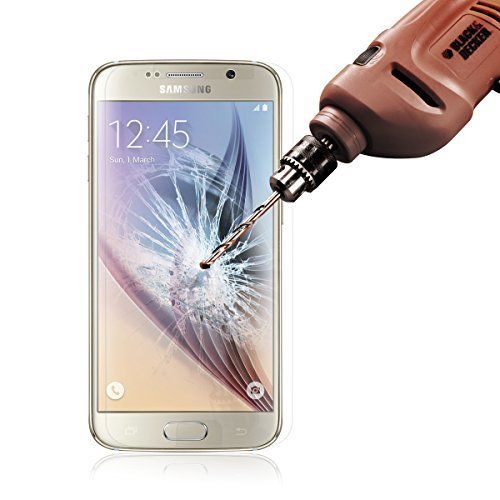 Protecteur d'écran en verre trempé Poweradd premium pour Samsung Galaxy S6