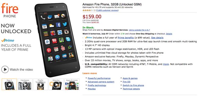 Fotografía - Offre: Amazon incendie Téléphone actualisée à juste 159 $ aujourd'hui, comprend en année pleine de Premier