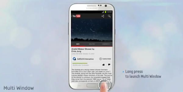 Fotografía - Ce que les applications de fonctionnalité multi-fenêtre de soutien Samsung Galaxy Note 2?