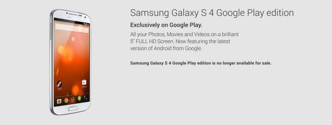 Fotografía - Galaxy S4 Google Play édition congés officiellement le Play Store