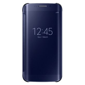Fotografía - Galaxy S6 bord Propriétaires rapports Écrans rayée Après l'aide de première Parti Clear View Coques Samsung