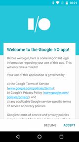 Fotografía - Google I / O 2015 App v3.1.2 Beta Goes Matériel complet et prépare pour une autre année au Moscone [Télécharger APK + démontage]