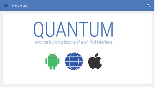 Fotografía - Google d'unifier toutes de sa conception sur toutes les plateformes, l'introduction de papier Quantum
