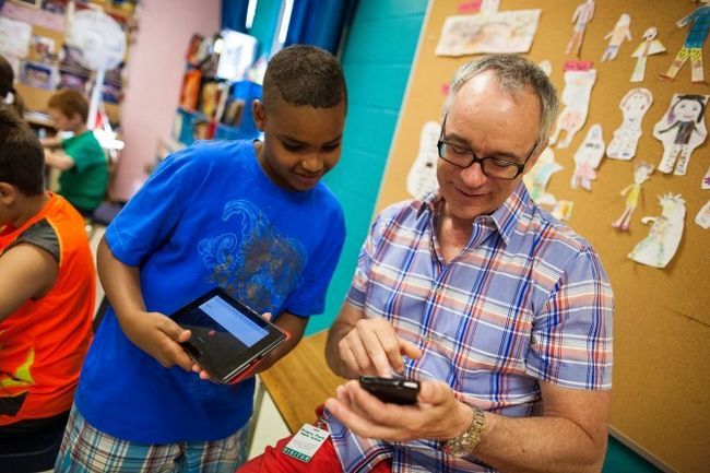 Fotografía - Google Play pour l'éducation envahit le Canada en utilisant des comprimés Android, va droit pour les enfants