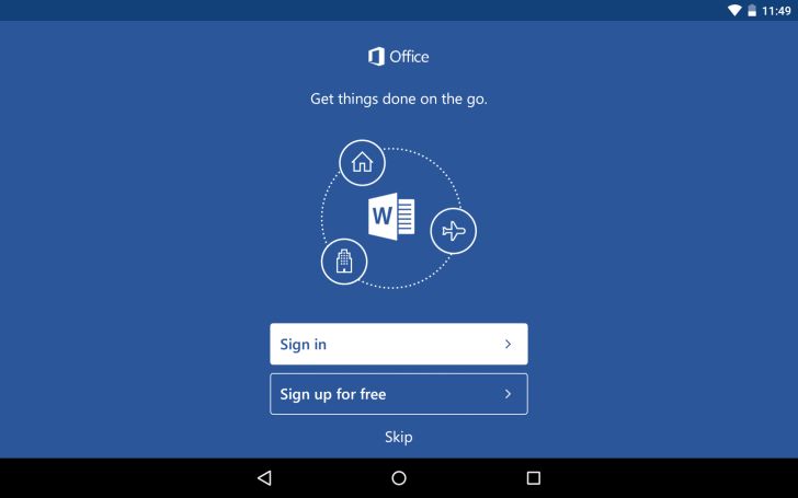 Fotografía - Dernières mises à jour Microsoft Office pour Android Apportez facile inscrivez-vous, réduit App Taille, Nuage de soutien de la police, et plus