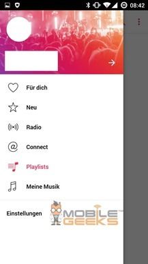 Fotografía - Soi-disant fuite écran affiche la version Android d'Apple Musique