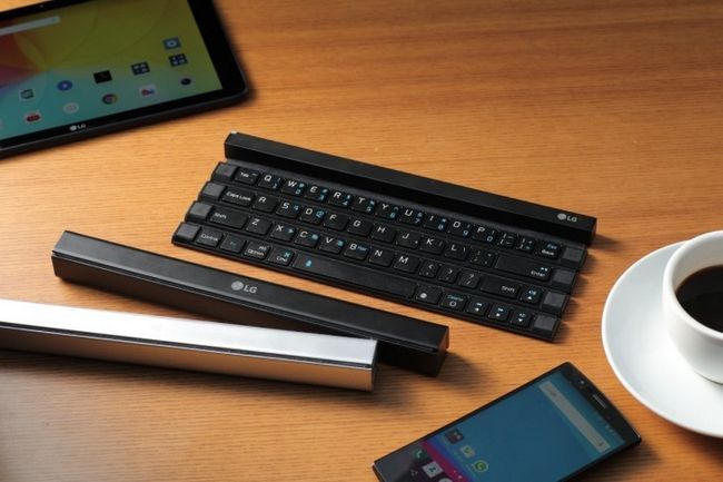 Fotografía - LG annonce Le clavier Rolly, A pliable Smart et clavier Bluetooth Almost Full-Sized