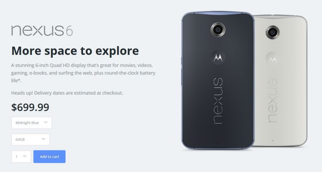 Fotografía - Motorola a le 64Go Bleu Nexus 6 En Stock Right Now-Se