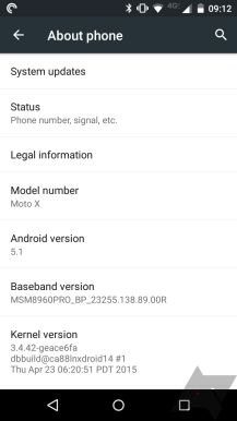 Fotografía - David Schuster de Motorola Android 5.1 Says Pour 2013 Moto X commence 'TestDrive, «devrait Roll Out dans quelques semaines