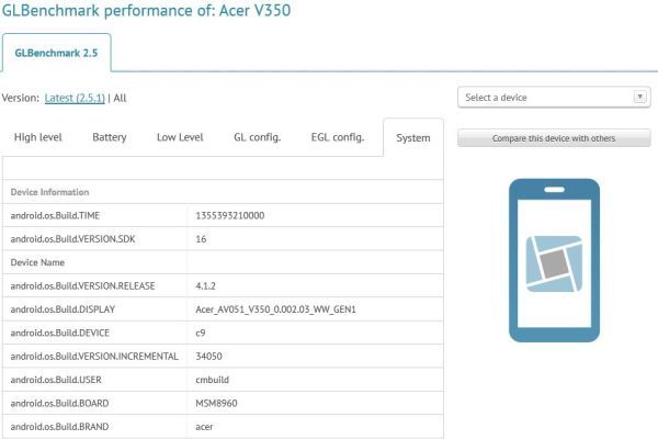 Acer V350-