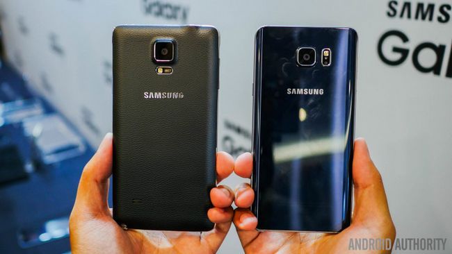 Fotografía - Samsung Galaxy Note 5 vs Galaxy Note 4 de regard rapide