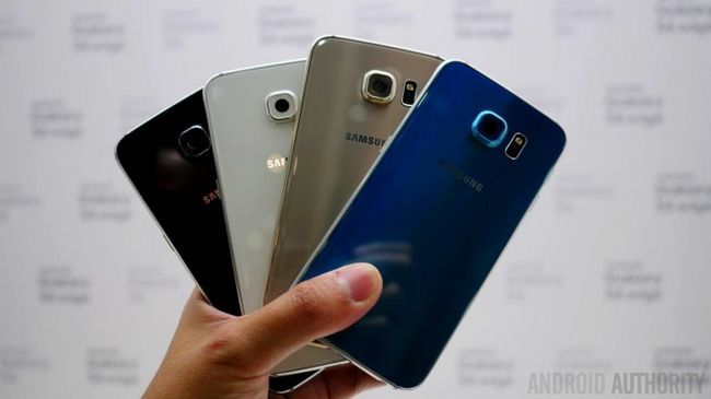 Samsung Galaxy S6 comparaison de couleur aa 8