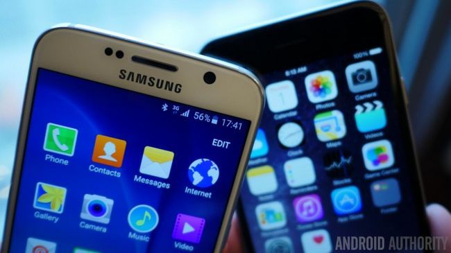 Samsung Galaxy S6 vs iphone 6 9