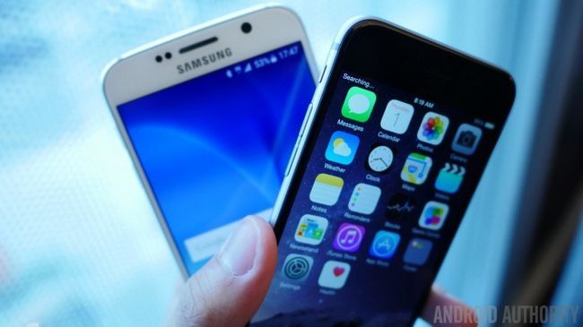 Samsung Galaxy S6 vs iphone 6 16