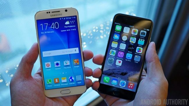 Samsung Galaxy S6 vs iphone 6 2