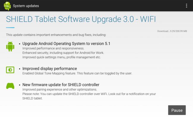 Fotografía - Mise à jour Tablet Shield 3.0 (Android 5.1) déploie au réseau Wi-Fi Version Right Now [Mise à jour: LTE Trop, Liens ROM complet]