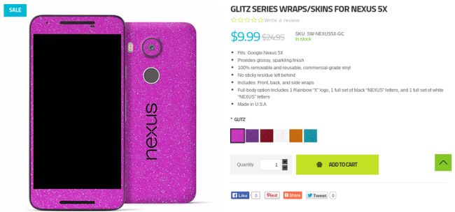 Fotografía - Slickwraps offre maintenant Skins pour le Nexus 5x et 6P, bradant également Autocollants gratuites