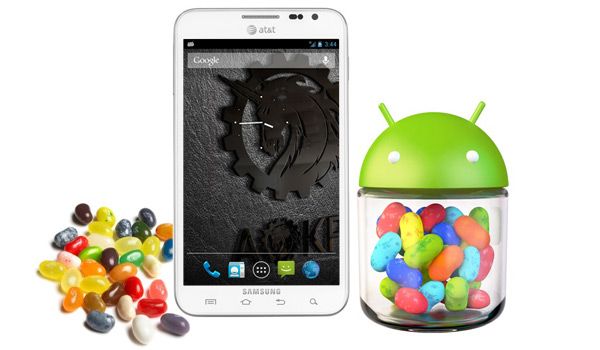 Galaxy Note 2 jelly bean Android