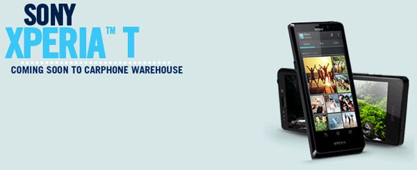 Fotografía - Sony Xperia T et J venir tôt pour Carphone Warehouse UK, Xperia Tablet S à suivre bientôt