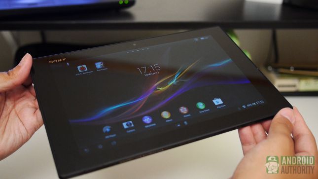Sony Tablet Xperia z aa angles de vision