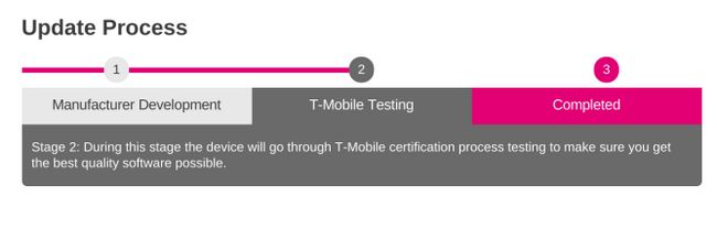 Fotografía - Le site Web de T-Mobile a maintenant un nouveau logiciel de mise à jour la barre de progression pour aider à suivre OTA