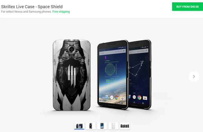 Fotografía - Le magasin vend maintenant Google Cas Skrillex-marque avec Matching Live Wallpapers pour le Nexus 5 et 6, Galaxy S5 et S6, Et Galaxy Note 4