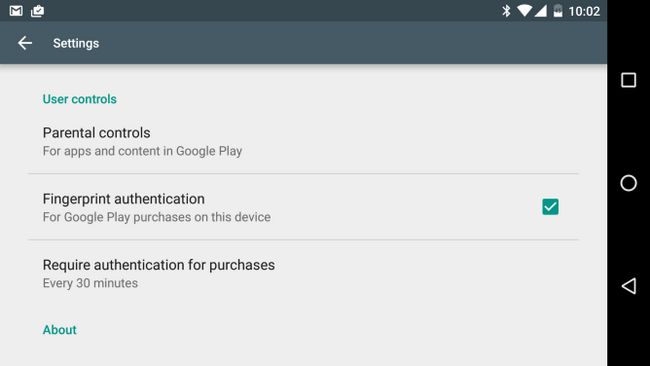 Fotografía - Le Play Store Supporte empreintes digitales autorisations d'achat dans Android 6.0