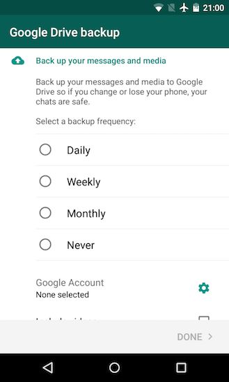Fotografía - Google Drive Backup de WhatsApp devienne enfin officiel [Télécharger APK]