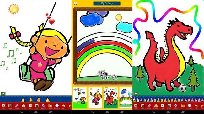 couleur et dessiner pour les enfants de jeux Android pour bébés