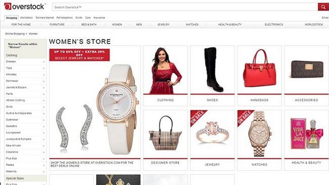 overstock meilleures applications Android de la mode