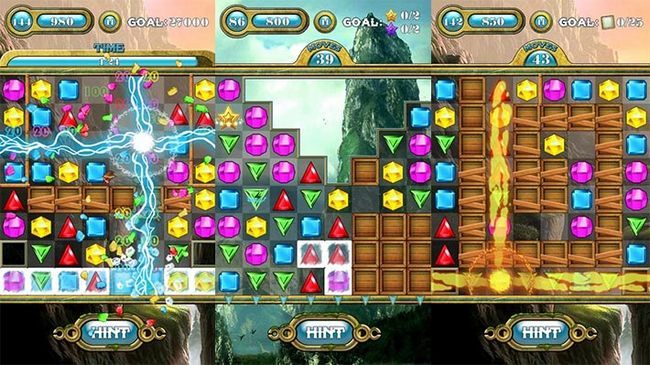 bijoux saga meilleurs jeux Android comme Candy Crush Saga