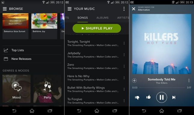 Spotify musique libre Apps pour Android