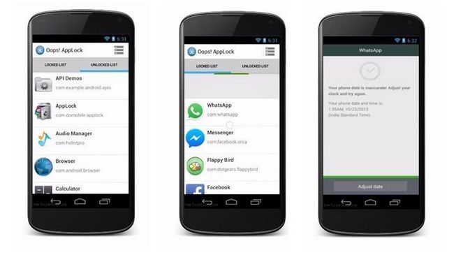 oops AppLock meilleures applications Android indie et Jeux Android