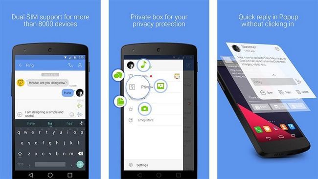 GO SMS meilleures applications pour Android textos