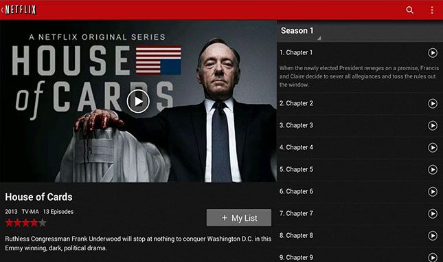 Netflix meilleures applications android