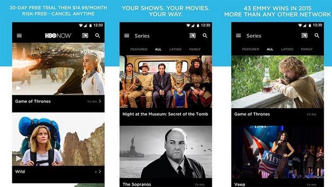 HBO maintenant meilleures applications de streaming vidéo pour Android