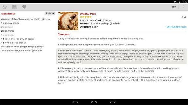 paprika recette gestionnaire meilleures applications Android de cuisson et recette des applications Android