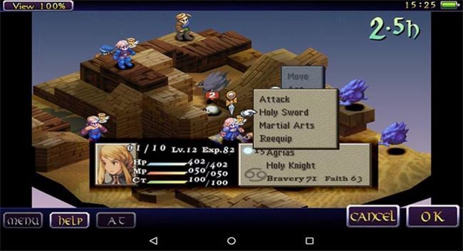 Final Fantasy Tactics applications Android hebdomadaire