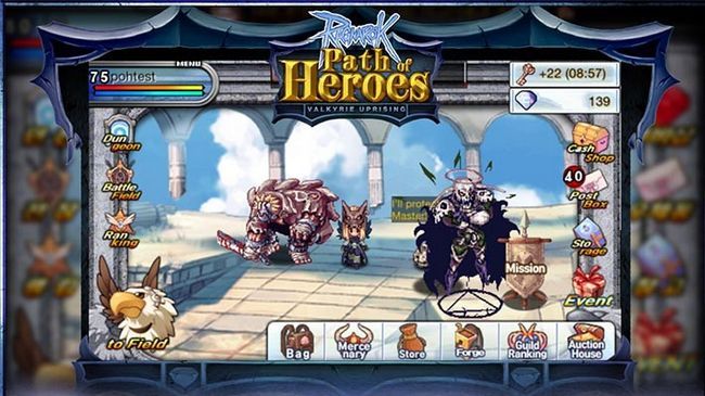 Ragnarok Path of Heroes meilleurs MMORPG Android