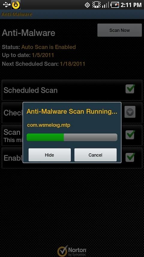 Norton antivirus sécurité android