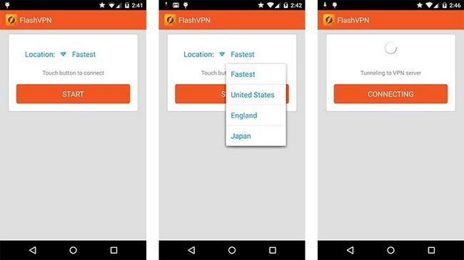 flashvpn meilleures applications VPN Android