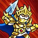 un chevalier épique de style Temple Run jeux Android