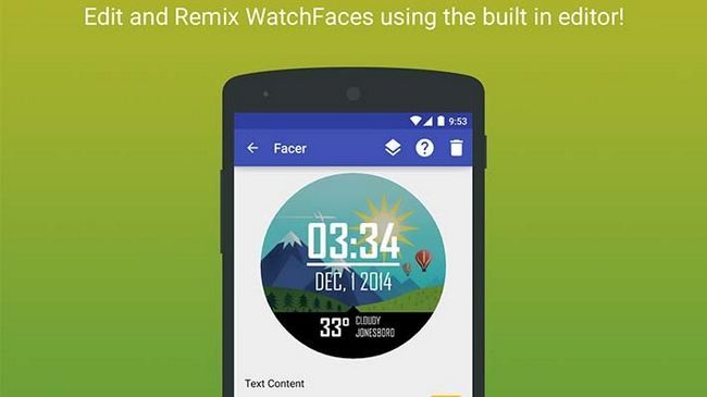 Facer meilleures montres faces d'usure Android